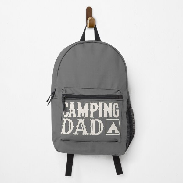 Item preview, Black Outline Camping Dad Fun Camping Design designed and sold by TrulyEpoque.