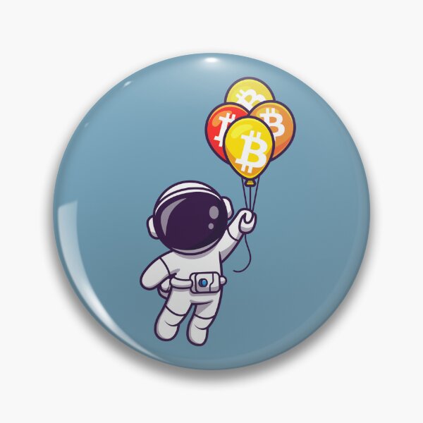 Item preview, Crypto Astronaut Bitcoin Balloons designed and sold by Crypmetal.