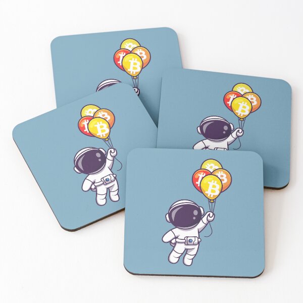 Item preview, Crypto Astronaut Bitcoin Balloons designed and sold by Crypmetal.