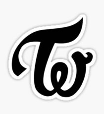 Twice kpop logo Sticker