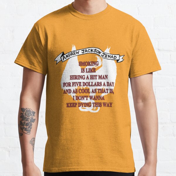 Andrew Jackson Jihad T-shirt Tee MUSIQUE ROCK PUNK HEAVY METAL classique Hard Core 