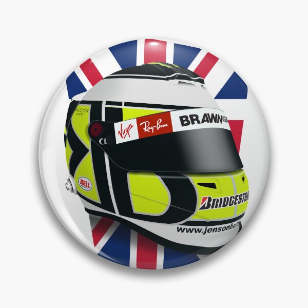Item preview, Jenson Button 2009 - Helmet flag NO TEXT designed and sold by JageOwen.