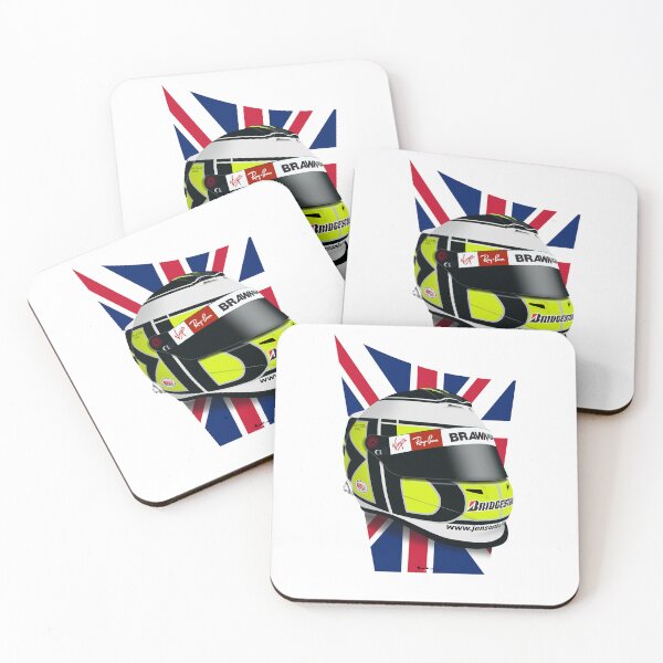 Item preview, Jenson Button 2009 - Helmet flag NO TEXT designed and sold by JageOwen.