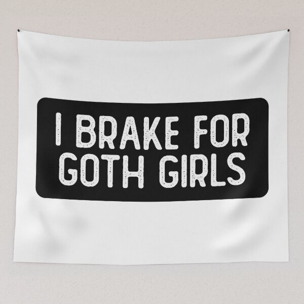 Item preview, I Brake For Goth Girls Cool Helmet designed and sold by Sour Soul.