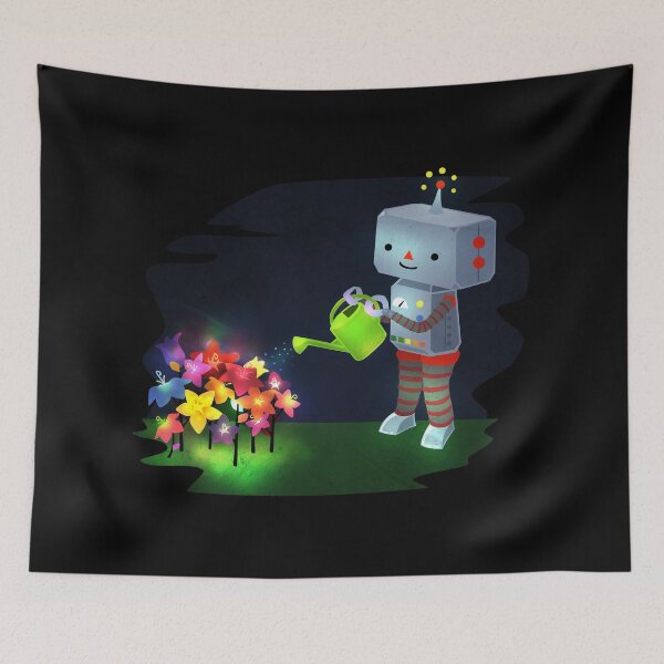 Aperçu de l'œuvre Le jardin du robot créée et vendue par LyddieDoodles.