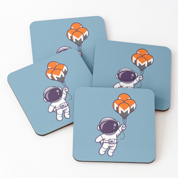 Item preview, Crypto Astronaut Monero Balloons designed and sold by Crypmetal.