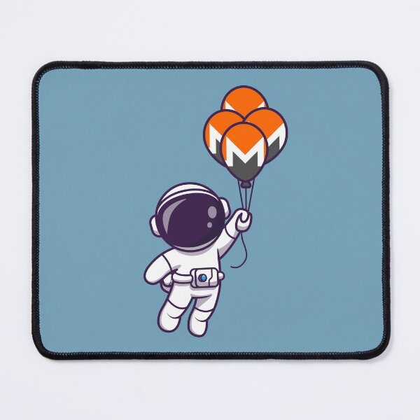 Item preview, Crypto Astronaut Monero Balloons designed and sold by Crypmetal.