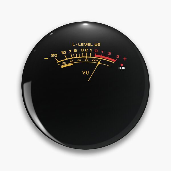Artikelvorschau, Lautstärke VU Meter Vintage Tontechniker Aufnahme Fan entworfen und verkauft von roxy7922.