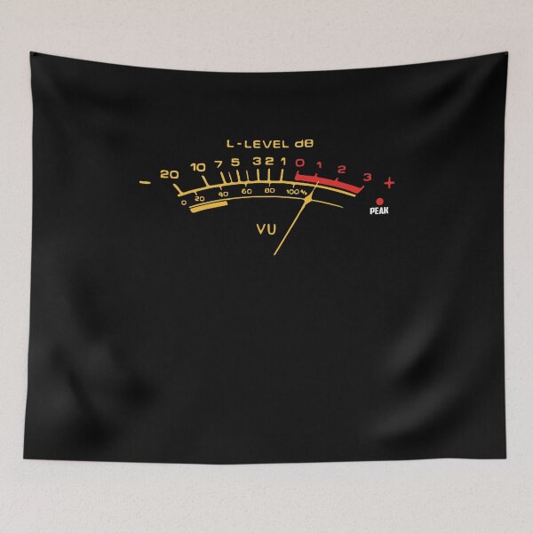 Item preview, Volume VU Meter Vintage Audio Engineer Recording Fan designed and sold by roxy7922.