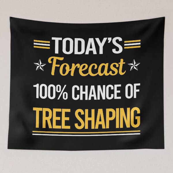 Item preview, Funny Today's Forecast Tree Shaping Arborsculpture Topiary Pooktre designed and sold by TroyaBrewer.