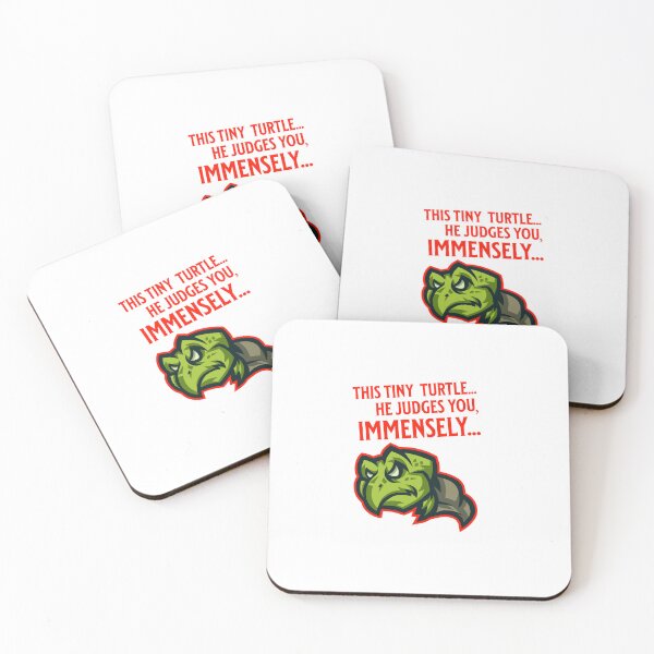 Item preview, This tiny turtle he judges you, immensely,Animal Gift designed and sold by Designista436.