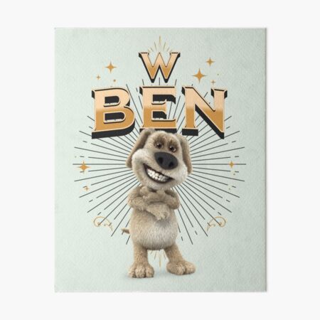 Talking ben saying no Art Board Print for Sale by FunkisDesignes