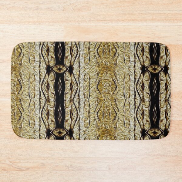 Item preview, Golden Textured Foliage Stripes designed and sold by fatenanwar.