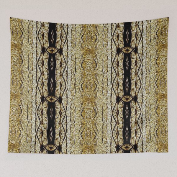 Item preview, Golden Textured Foliage Stripes designed and sold by fatenanwar.