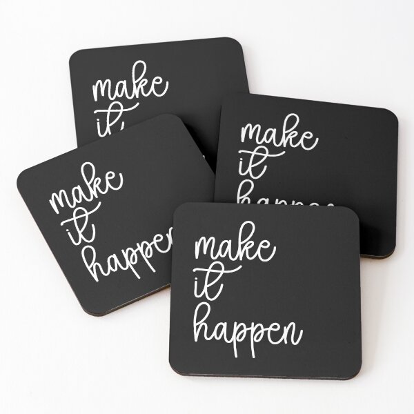 Item preview, Make It Happen Motivational Quote designed and sold by quarantine81.