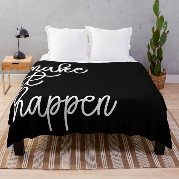 Item preview, Make It Happen Motivational Quote designed and sold by quarantine81.