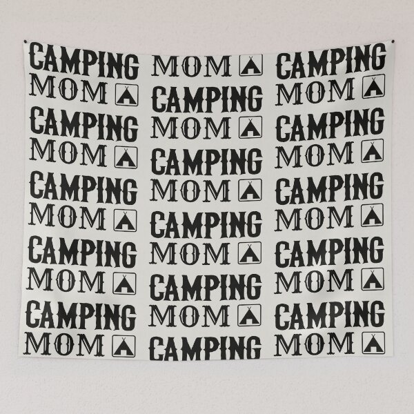 Item preview, Black Text Camping Mom Fun Camping Design designed and sold by TrulyEpoque.