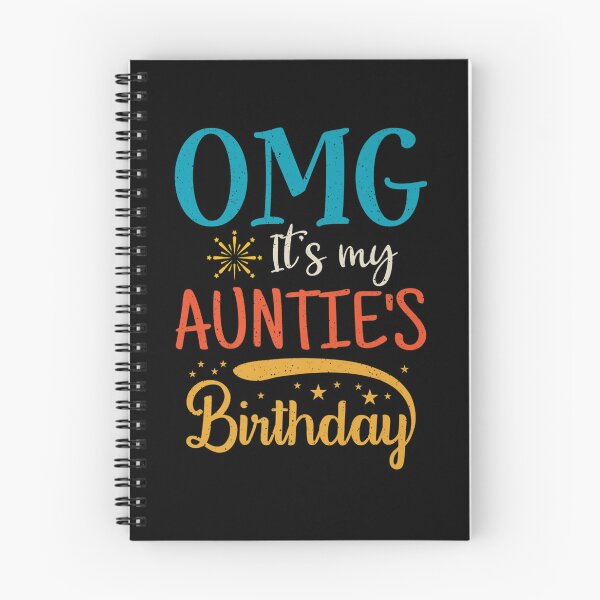 Item preview, OMG IT MY AUNTIE BIRTHDAY VINTAGE RETRO AUNTIE BDAY designed and sold by sobriowslen.