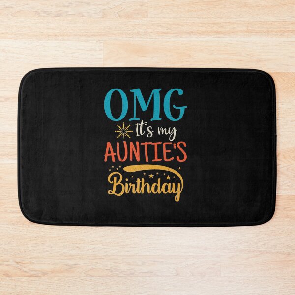 Item preview, OMG IT MY AUNTIE BIRTHDAY VINTAGE RETRO AUNTIE BDAY designed and sold by sobriowslen.