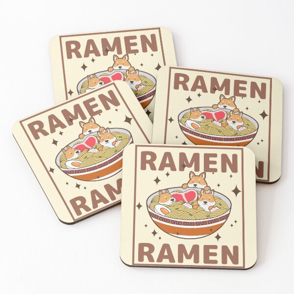 Item preview, Eating Ramen Kawaii Adorable Animals designed and sold by Imakeyouhappy.