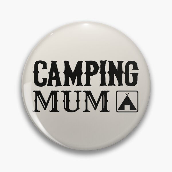 Item preview, Black Text Camping Mum Fun Camping Design designed and sold by TrulyEpoque.