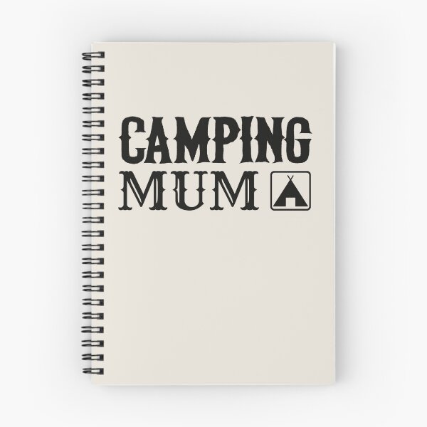 Item preview, Black Text Camping Mum Fun Camping Design designed and sold by TrulyEpoque.
