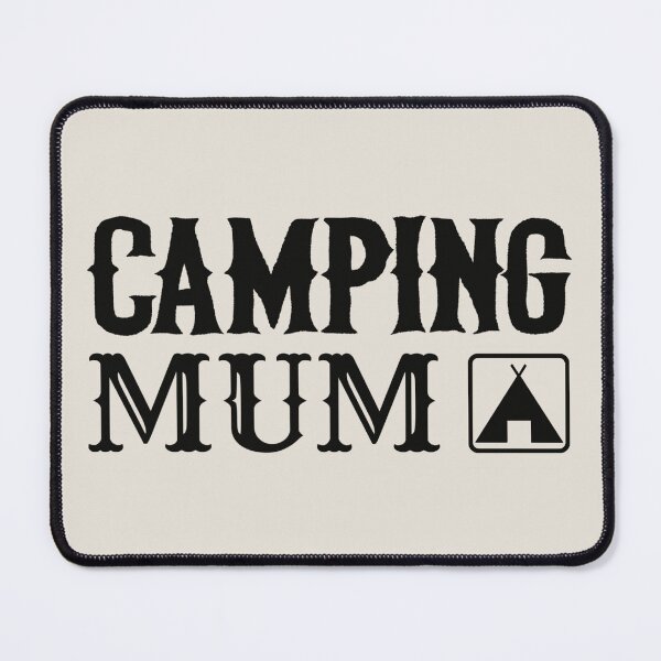 Item preview, Black Text Camping Mum Fun Camping Design designed and sold by TrulyEpoque.