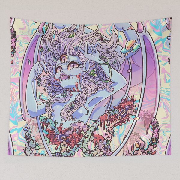 Aperçu de l'œuvre Manananggal pastel créée et vendue par MedussaSolar.