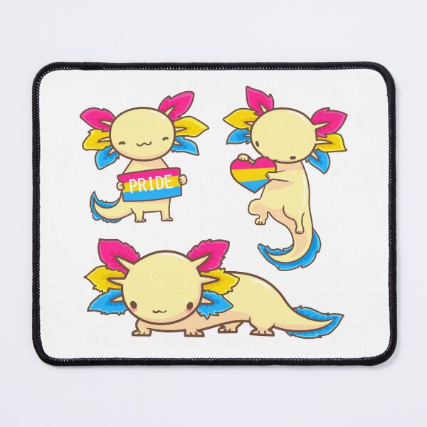 Item preview, ♡ pansexual axolotl ♡ designed and sold by maidenmausen.