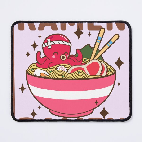 Item preview, Cute Cats Eating Ramen Kawaii Adorable Animals designed and sold by Imakeyouhappy.