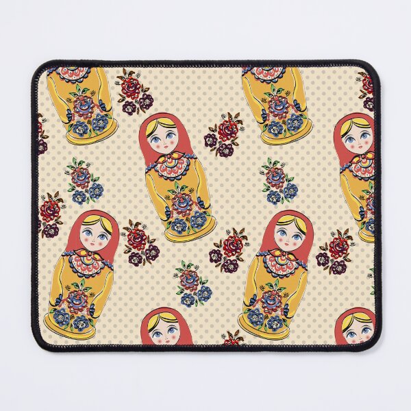 Item preview, Matryoshka Doll Pattern - Russian Babushka Dolls designed and sold by TeeBeesDesign.