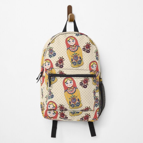 Item preview, Matryoshka Doll Pattern - Russian Babushka Dolls designed and sold by TeeBeesDesign.