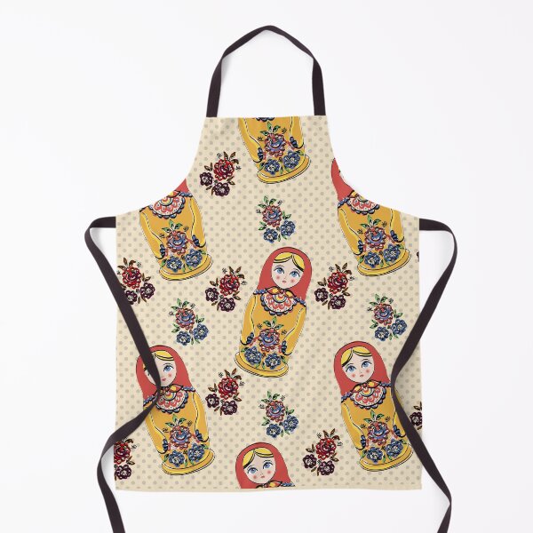 Item preview, Matryoshka Doll Pattern - Russian Babushka Dolls designed and sold by TeeBeesDesign.