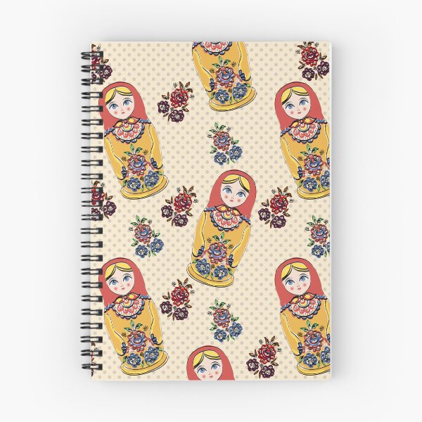 Item preview, Matryoshka Doll Pattern - Russian Babushka Dolls designed and sold by TeeBeesDesign.