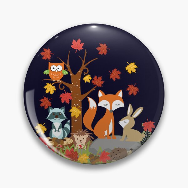Item preview, Autumn Woodland Animals designed and sold by madtoyman.