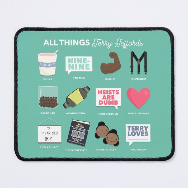 Item preview, All Things Terry Jeffords designed and sold by cutermelon.