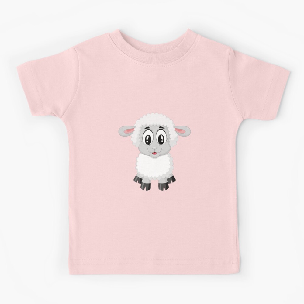 ★MAINBOOTH★Little Sheep Hood T-shirt(VANILLA WHITE)★人気 ra,kids_tee,x1250,FCD9D9: