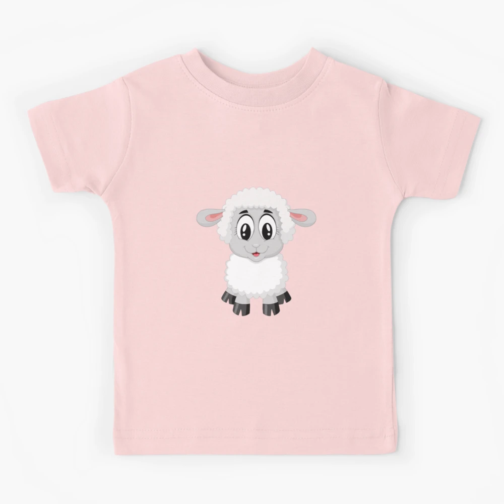 ★MAINBOOTH★Little Sheep Hood T-shirt(VANILLA WHITE)★人気 ra,kids_tee,x1250,FCD9D9: