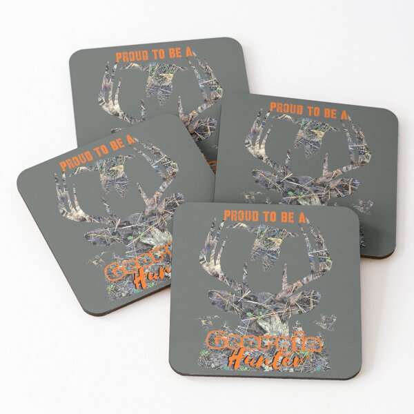 Item preview, Proud Georgia Hunter With Camouflage Whitetail, Camo Ducks, and Hunter Orange Accents designed and sold by LifeCrush.