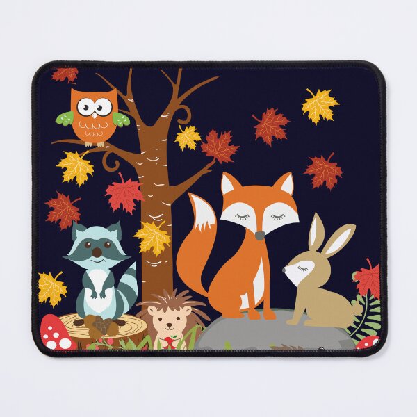 Item preview, Autumn Woodland Animals designed and sold by madtoyman.
