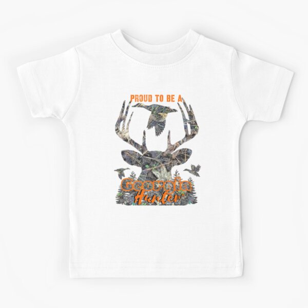 Hunting & Fishing Kids Camo Tee - Orange