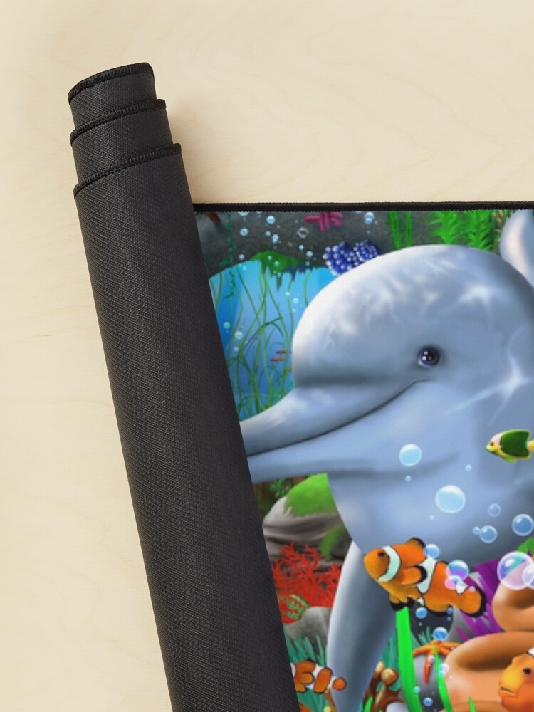 Alternate view of Playful Dolphins Mouse Pad