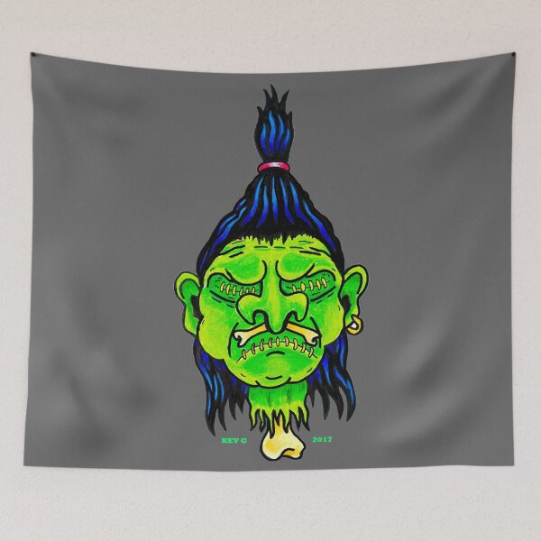 Item preview, Shrunken Head Variant - Art By Kev G designed and sold by ArtByKevG.