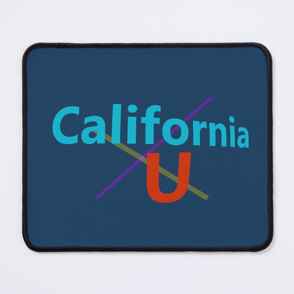 Item preview, California U abstract design designed and sold by lobodelnoir.