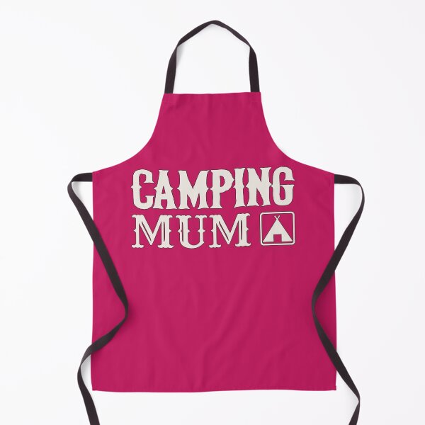 Item preview, Black Outline Camping Mum Fun Camping Design designed and sold by TrulyEpoque.