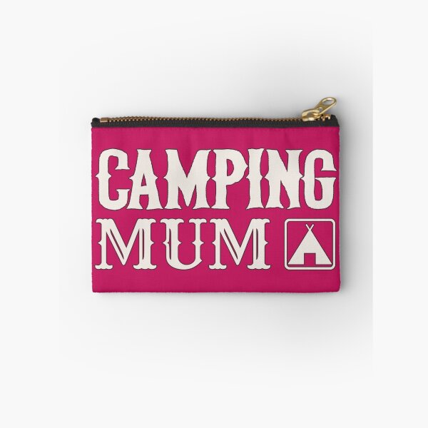 Item preview, Black Outline Camping Mum Fun Camping Design designed and sold by TrulyEpoque.