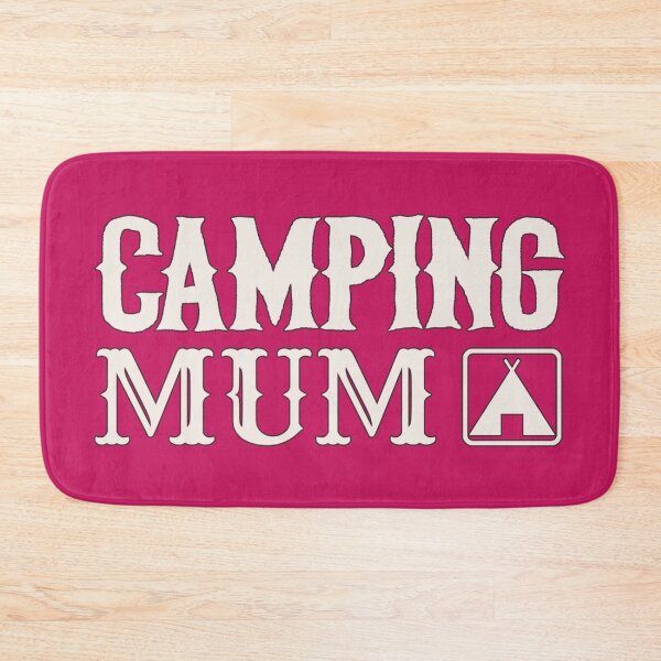 Item preview, Black Outline Camping Mum Fun Camping Design designed and sold by TrulyEpoque.