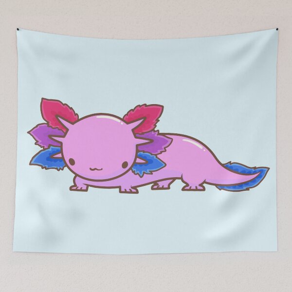 Item preview, ♡ bisexual axolotl ♡ design 3 designed and sold by maidenmausen.