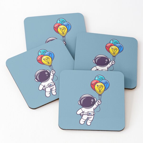Item preview, Crypto Astronaut Tron Balloons designed and sold by Crypmetal.