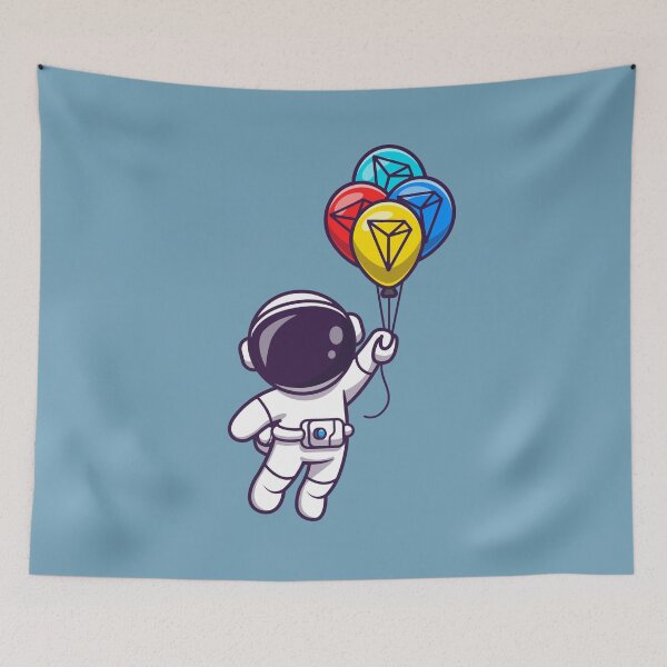 Item preview, Crypto Astronaut Tron Balloons designed and sold by Crypmetal.